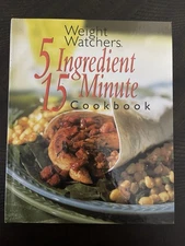 Weight Watchers 5 Ingredients 15 Minute Cookbook Hardbound Used