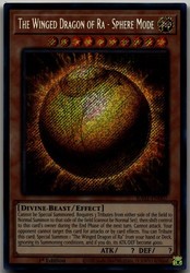 The Winged Dragon of Ra - Sphere Mode (Secret Rare) RA01-EN007 25th Anniversary Rarity Collection