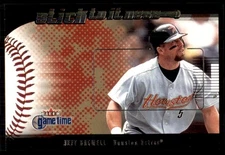 2001 Fleer Game Time Stick to tit Ness #4S Jeff Bagwell Astros
