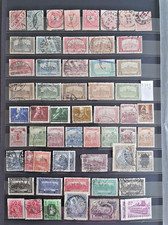B359 Hongrie lot de timbres oblitérés sur 2 pages à étudier