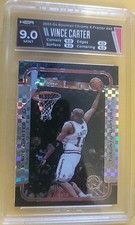 2003-04 Bowman R&S Vince Carter Chrome X-Fractor #ed /150 HGA 9 Raptors