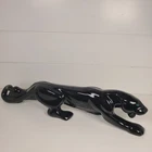 Royal Haeger Stalking Black Panther 24” Large Cat Sculpture Figurine Vtg MCM USA