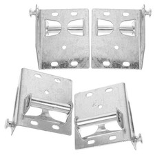 2 Pairs of Garage Bottom Brackets Garage Door Bracket Hinge Garage Door Bottom