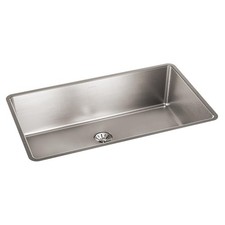 Elkay ELUHH3017TPD Luminous Satin 16 Gauge Stainless Steel Undermount Sink