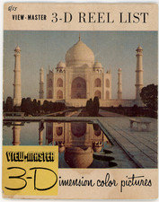 Original View-Master Reel Lists from 1947 to 1957