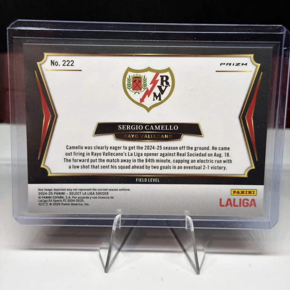 Sergio Camello 💎 2024-25 Panini Select La Liga White Sparkle #222 - Imagem 2 de 2