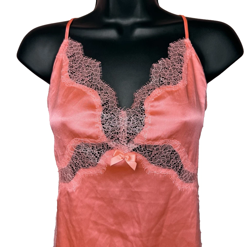 Sexy Vestido Victoria's Secret Talla Pequeña Babydoll Sin Mangas Lencería Encaje Noche Foto 2 de 4