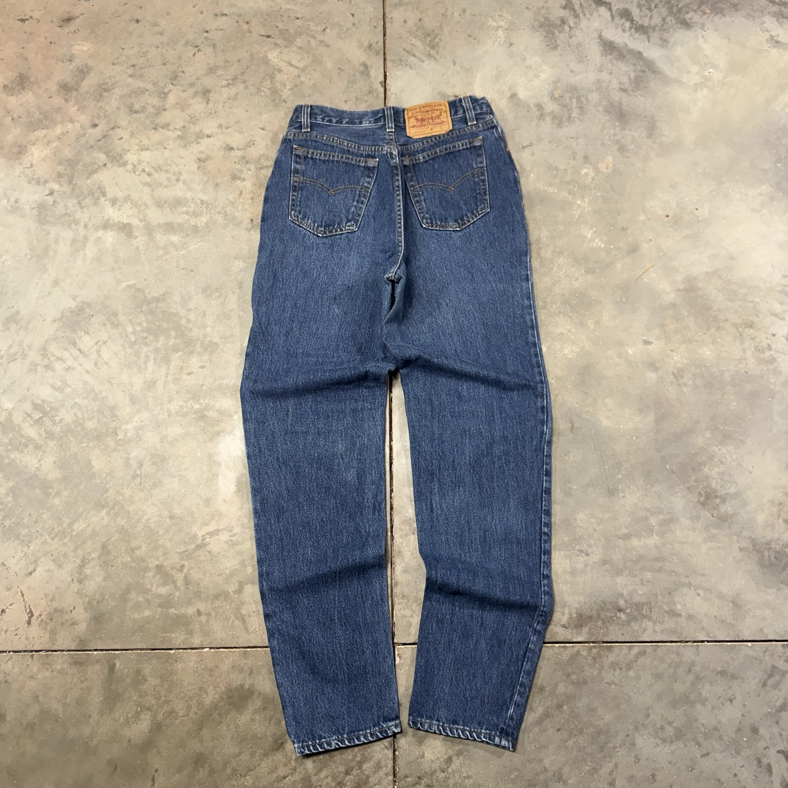 Vintage Levi's 501 Dark Wash Blue Womens 26x31 Jeans 80s USA 17501
