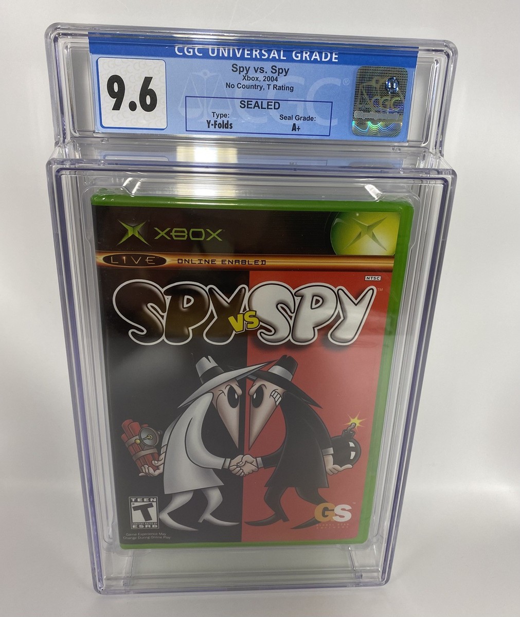 Spy vs. Spy (Microsoft Xbox, 2005) CGC 9.6A+ SEALED 710425294198| eBay