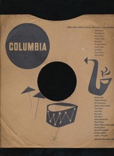 78 RPM Company logo sleeves- POST WAR- COLUMBIA artists