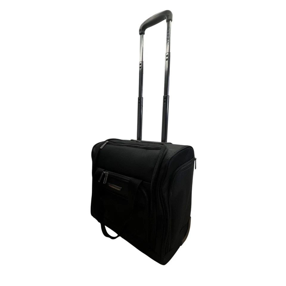 Bolsa de mano rodante Travelers TPRC negra 2 en 1 con puerto USB Foto 2 de 4