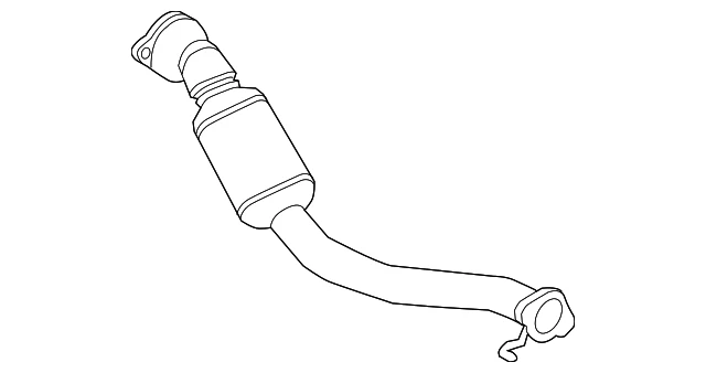 Convertidor catalítico de 3 vías genuino GM 15861399 Foto 2 de 3