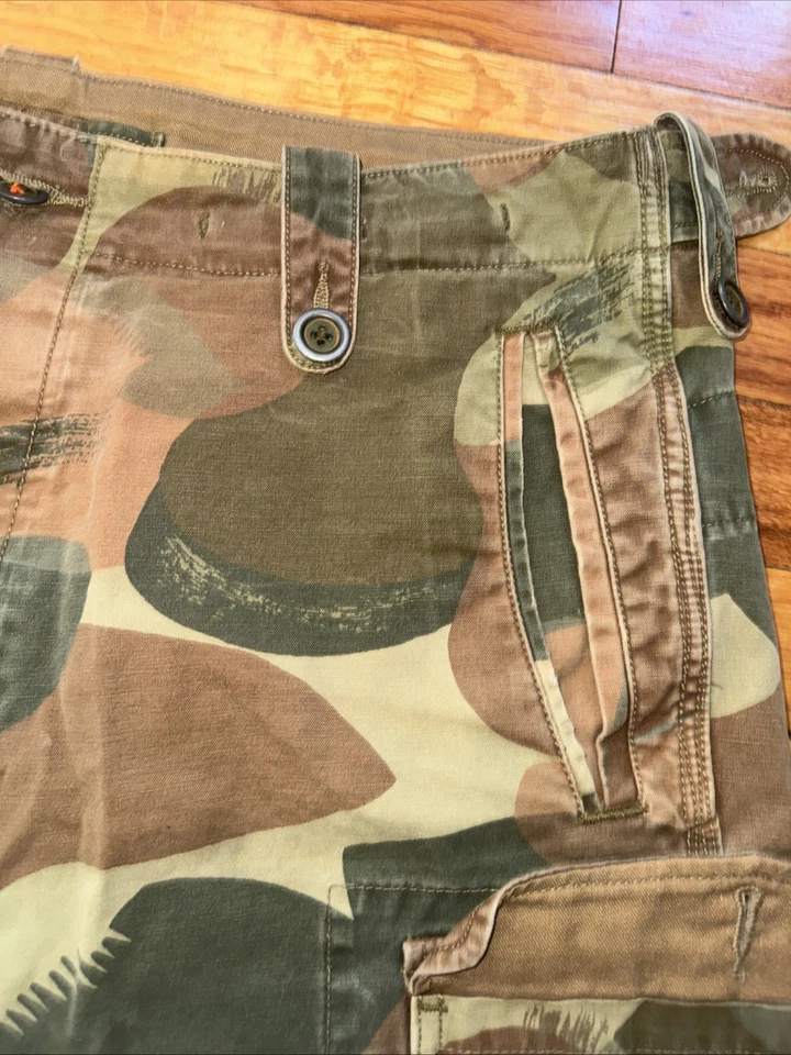 Pantalones Cortos De Colección Polo Ralph Lauren Camuflaje Británico Segunda Guerra Mundial Carga Para Hombre Talla 36 Calce Relajado Foto 4 de 4