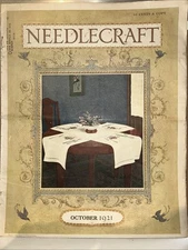Needlecraft Vintage Magazine October 1921 Cream Of Wheat Ad Scrapbooking