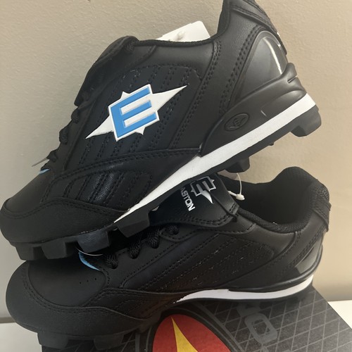 Chaussures à crampons de baseball softball basses Easton Quake WFII pour femmes 5 noires 89-3609-6 - Photo 6/7