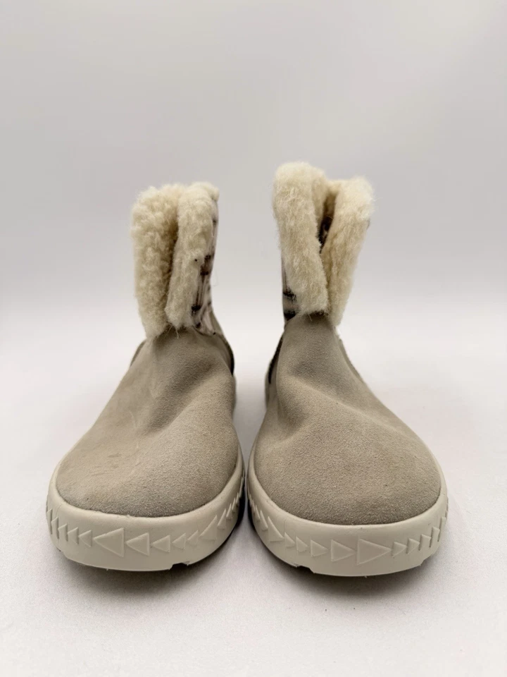 Zapatillas para mujer Pendleton Cabin plegables grises talla 7 Foto 2 de 4