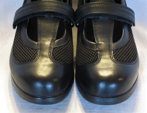 Drew Desiree Mary Jane Black Leather Casual Shoes Women Sz 9 W - Picture 5 of 12