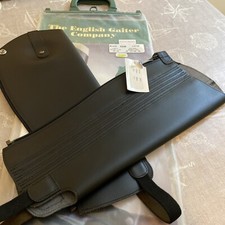 Black Gaiters Calf 12-13” Height 16”