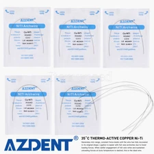 Azdent Dental Orthodontic Super Elastic Cu-NiTi Arch wires With Stops Round