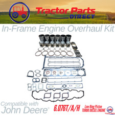 Inframe Engine Overhaul Kit Comp W John Deere® 6.076t/a/h Low Ring Piston 4955