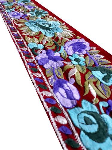 Vintage Indian Sari Border Sewing Embroidered Trim Ribbon Antique Lace DIY Home - Picture 4 of 8
