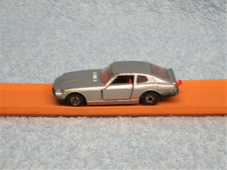 Caja de cerillas de plata Superfast Datsun 280z 1978 vintage 2+2 #87 Lesney Inglaterra Foto 2 de 4