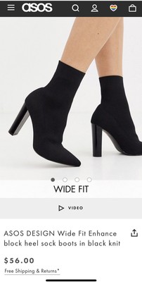 size 8 wide fit boots