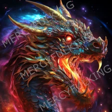 Dragon - Digital AI Art Image (4k HD) High Resolution Print Download