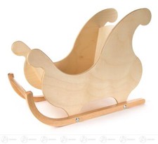 Spielzeug Puppenschlitten zum Schieben, natur  BxHxT 44,5 cmx34,5 cmx24 cm NEU 