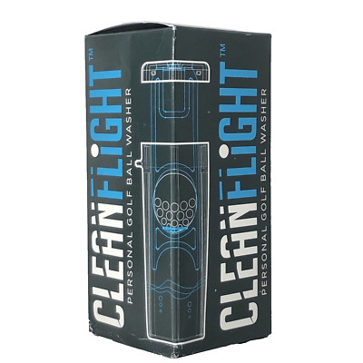''Clean Flight'' Personal Premium Golf Ball Washer/Cleaner - NEW