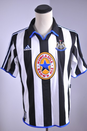 Vtg Adidas Newcastle United '99-'00 Soccer Jersey Made UK Men's Large L
