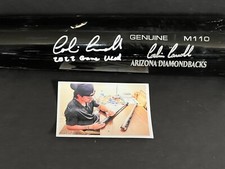 Corbin Carroll Diamondbacks Auto Signed 2021 Game Used Cracked Bat ~