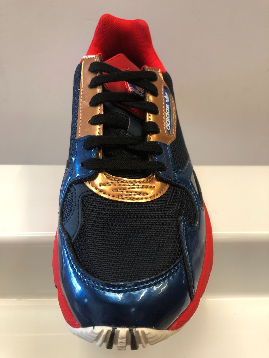 adidas falcon red navy
