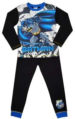 Boys Batman Pyjamas DC Comics Superhero Dark Knight 4 - 10 Years