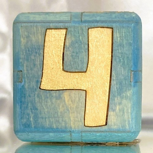 Libra - Inspired by the Zodiac - Backgammon Doubling Cube 36mm - Picture 3 of 9