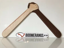 Comrades functional boomerang really returns! Handcrafted by Boomerangs by Vic