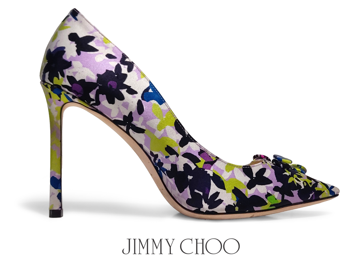 Estampado Floral Zapatos Salon Jimmy Choo Jimmy Choo Jasmine 100
