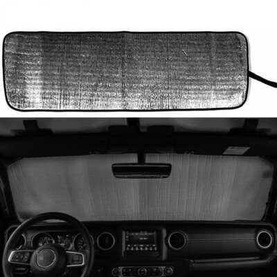 Car Front Windshield Sunshade Sun Visor Block UV For Jeep Wrangler JL JT 2018+