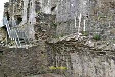 Photo 6x4 Llawhaden Castle: The stairs to the Chapel Tower from the under c2021