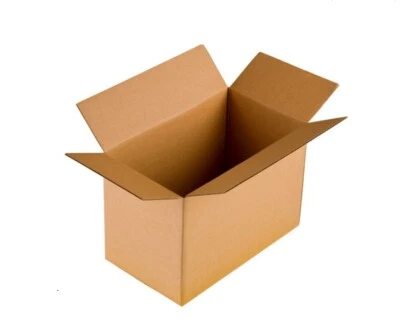 BENOLI Faltkartons 800x400x200 mm B-welle einwellig 400g/m2 Versandkartons Karton Braun