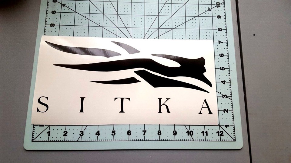 SITKA [LARGE] VINYL DECAL STICKER - 7