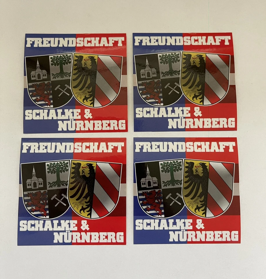 Schalke Nürnberg Freundschaft Aufkleber Gelsenkirchen Ultras 200 Stück❗️