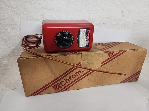 Chromalox AR-219 Adjustable Temperature Controller With Probe 60-250F 277VAC NOS
