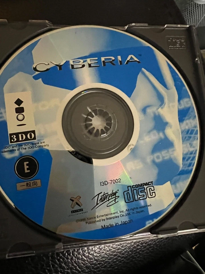Cyberia - Cyberia(JP) for console Panasonic 3DO Rare Discs Brand New - Image 3 of 4
