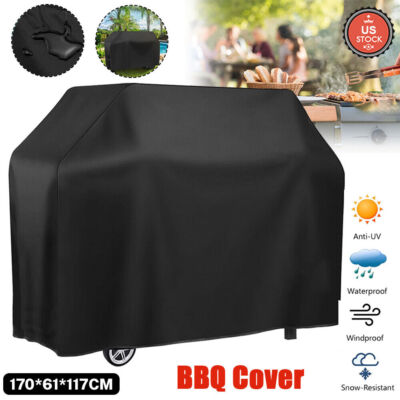 58'' Best BBQ Grill Cover for Char Broil 3-4 Burner & Dyna-Glo 4 Burner Gas Grill