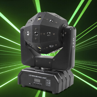 RGBW LED Laser Moving Head Stage Light DMX DJ Disco Party Effect Lighting USA