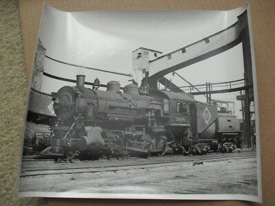 Unikat Vintage Original Foto Erie 2018 Dampflok Zug 8x10