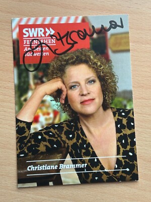 Christiane Brammer - SWR Die Fallers - Autogrammkarte original signiert - #32194