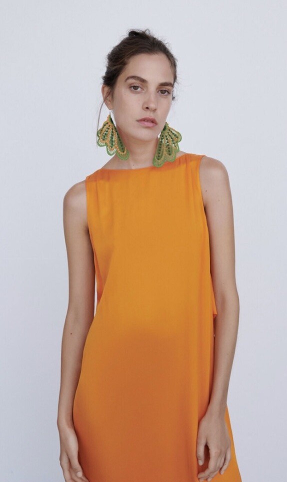 Zara limited Edition Backless Satin Dress | eBay UK