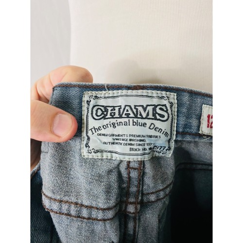 Jungen 12 x 12 Jeansshorts Chams Vintage 77 blau 5 Taschen knielang - Bild 8 von 10